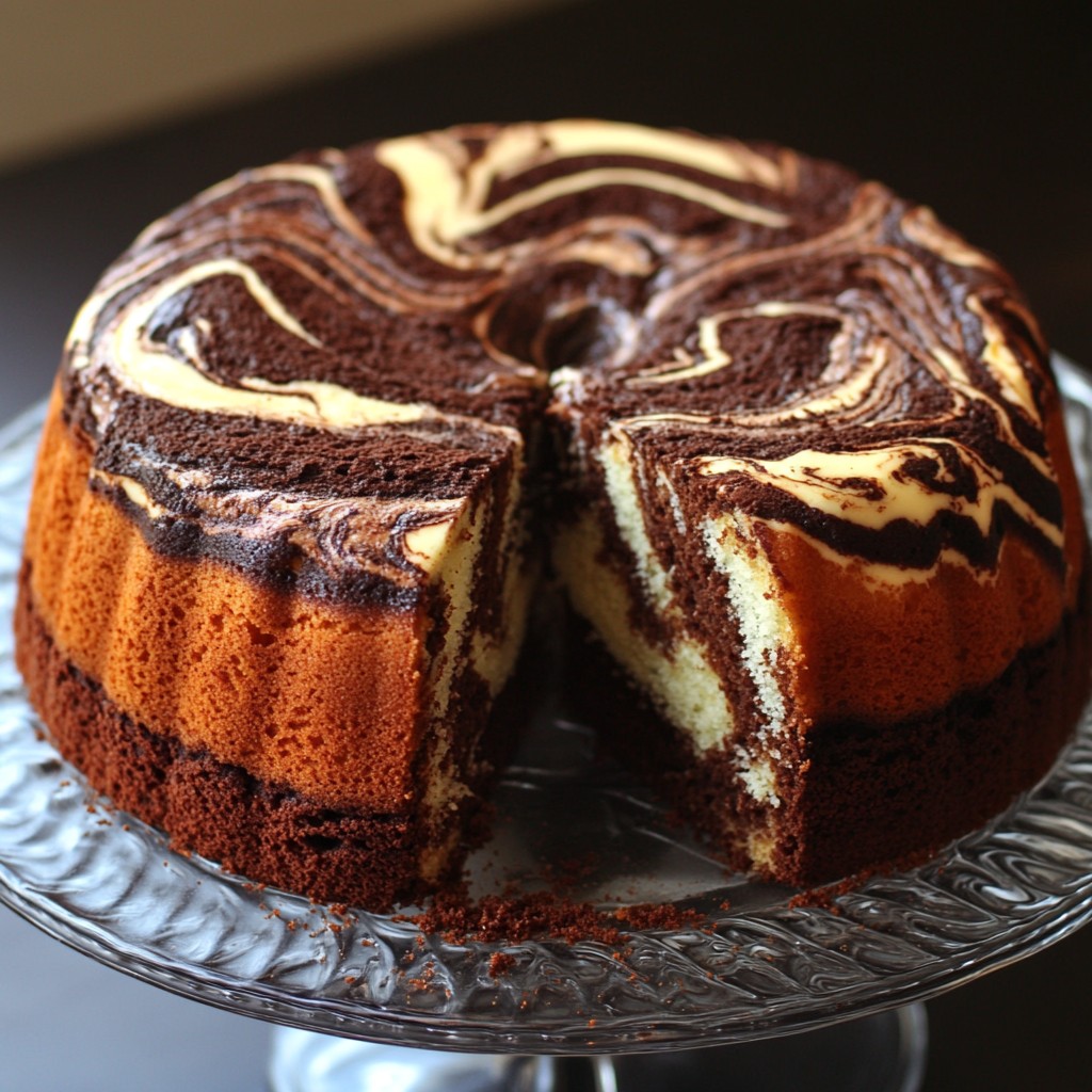 Gâteau Marbré