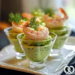 Verrines Avocat-Crevettes