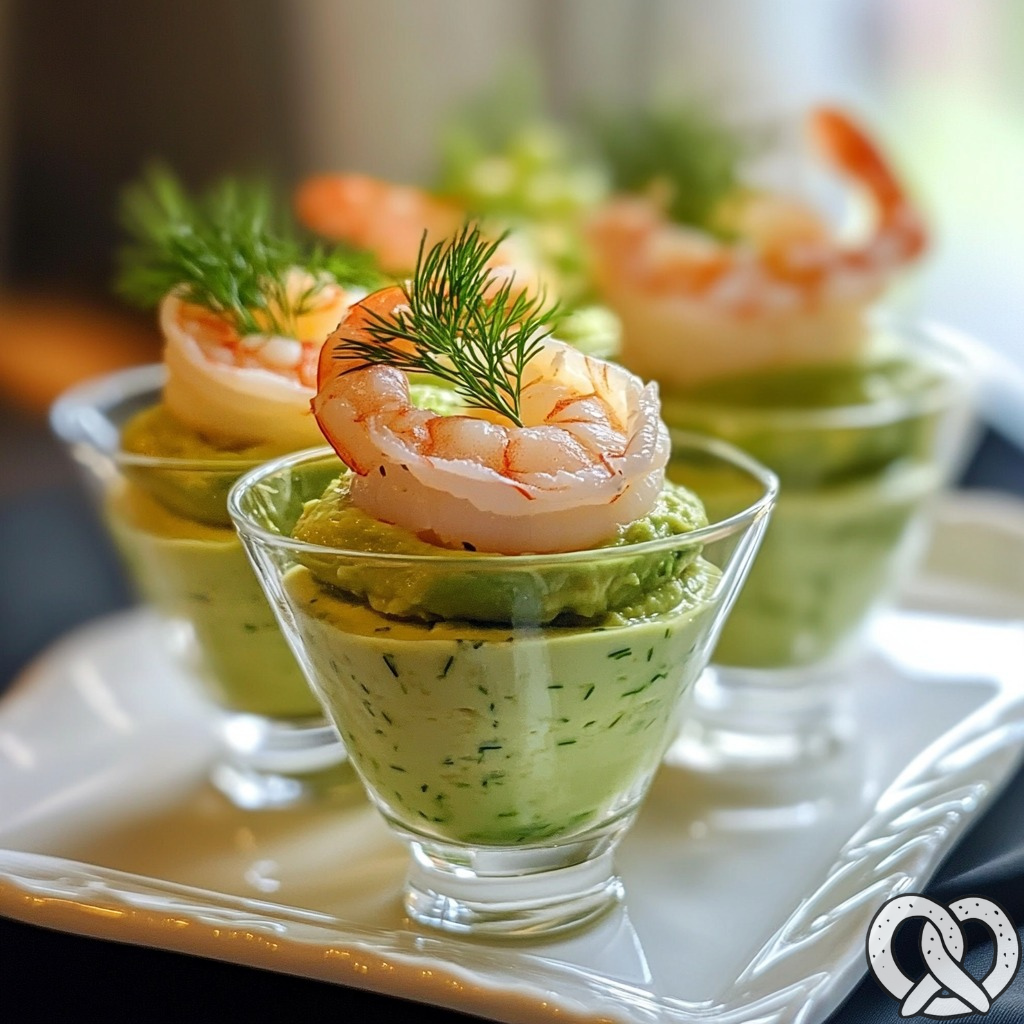 Verrines Avocat-Crevettes