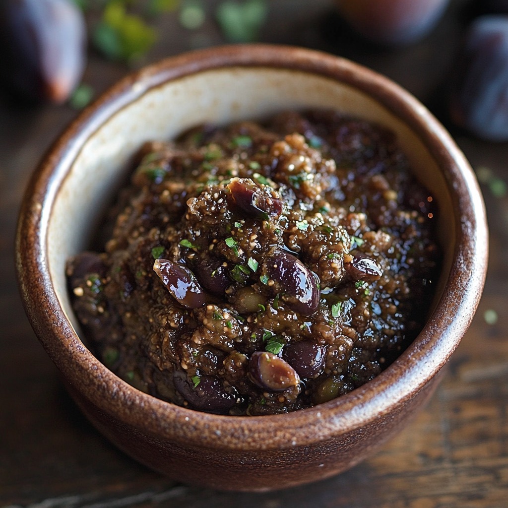 Tapenade de figue et d'olive