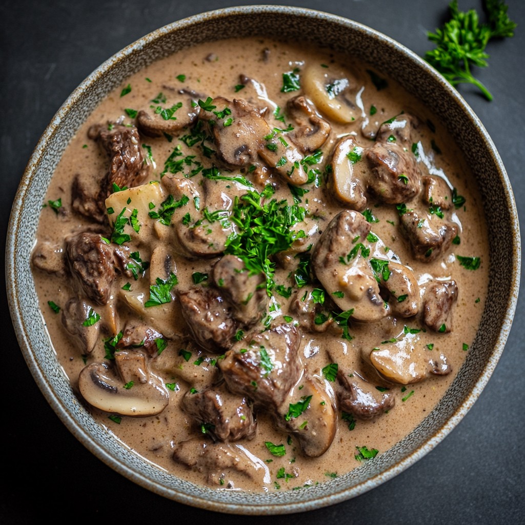 Bœuf Stroganoff