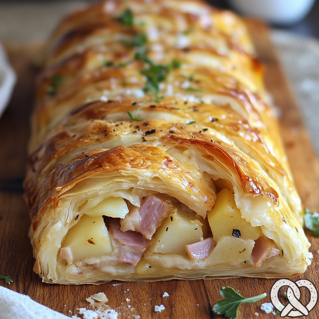 Strudel de Pommes de Terre et Jambon 🥓