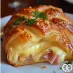 Croissant au jambon et fromage