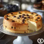 GĂąteau au fromage blanc et aux raisins secs