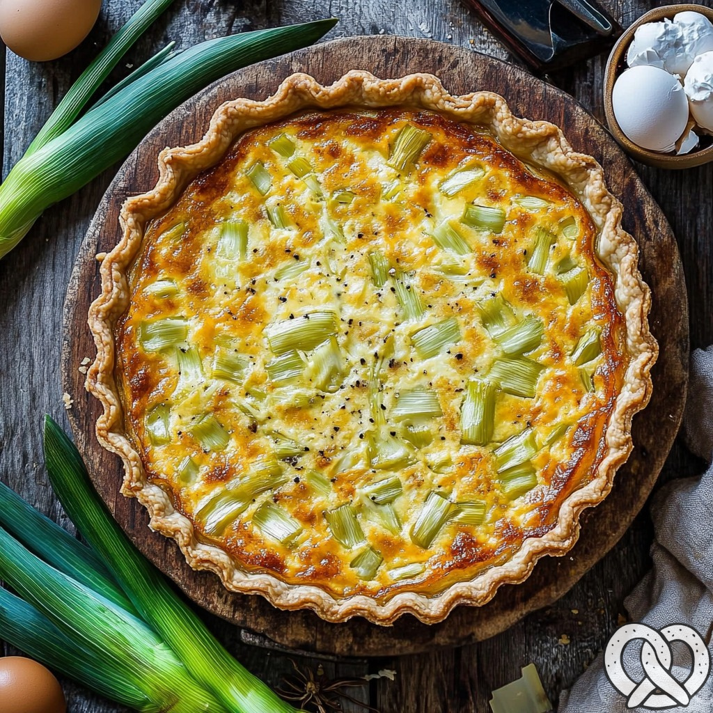 Quiche aux poireaux