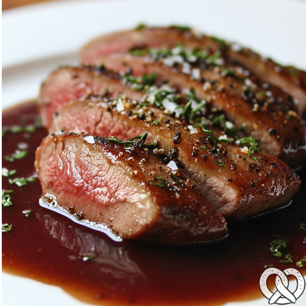 Magret de Canard au Vin Rouge