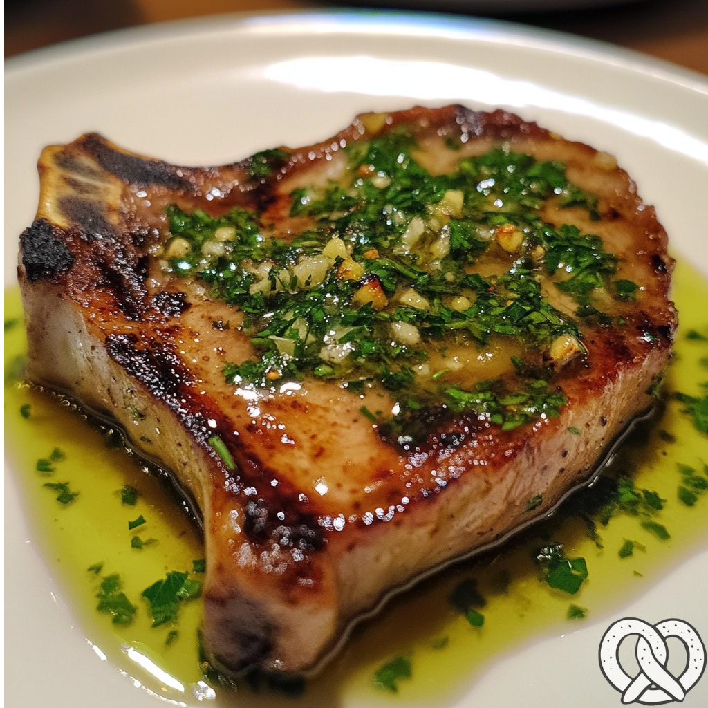 Côte de Veau au Beurre d'Herbes