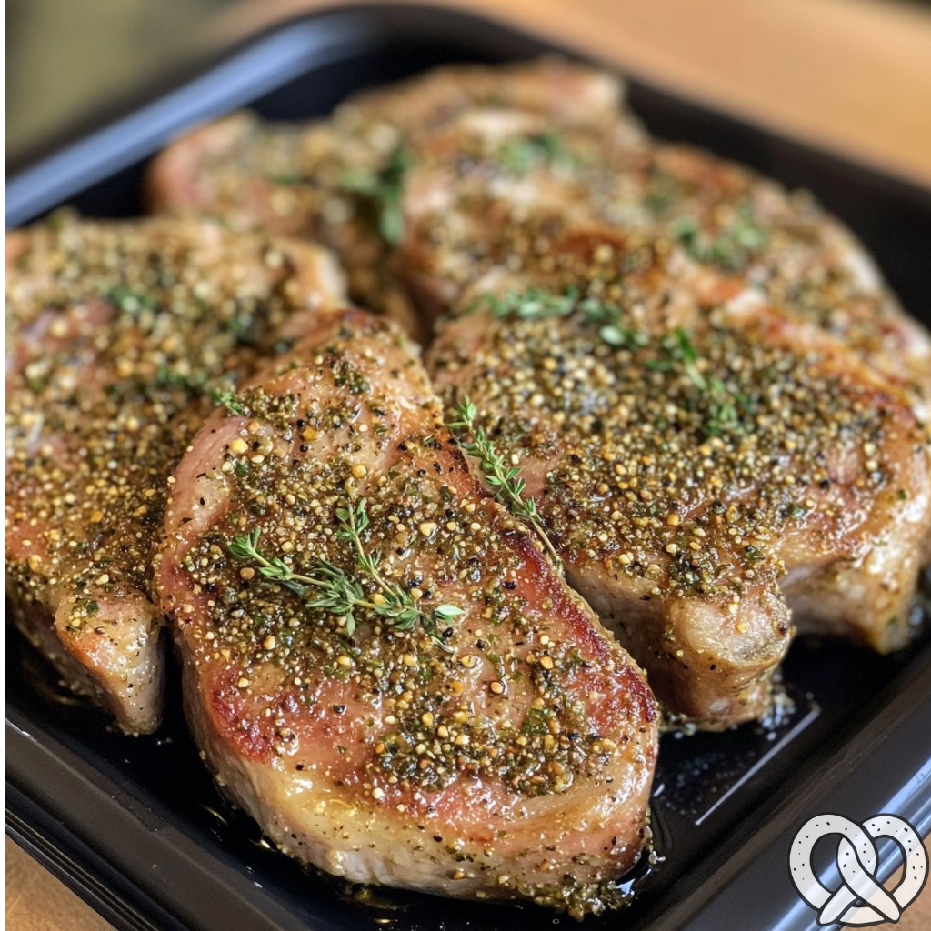 Côtelettes de Porc à la Moutarde