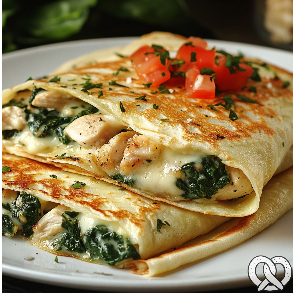🥞 Crêpes au poulet faciles 🍗🥬