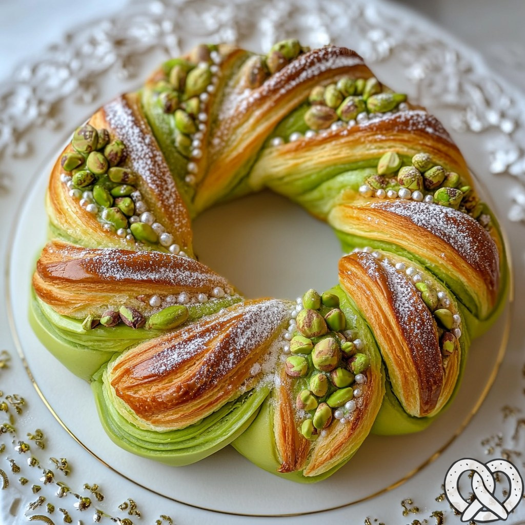 Couronne de Pâques Pistache