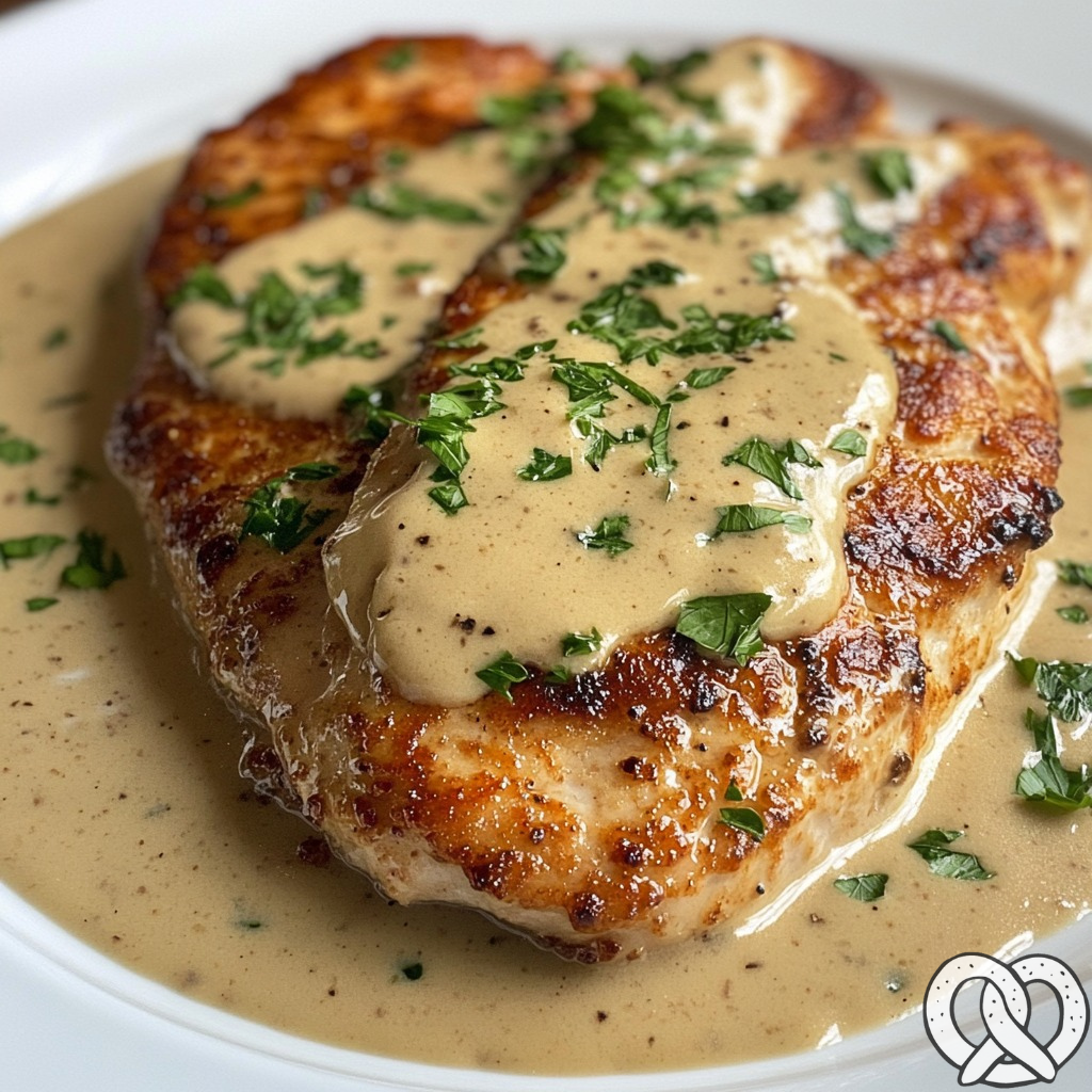 Escalope de Dinde à la Moutarde