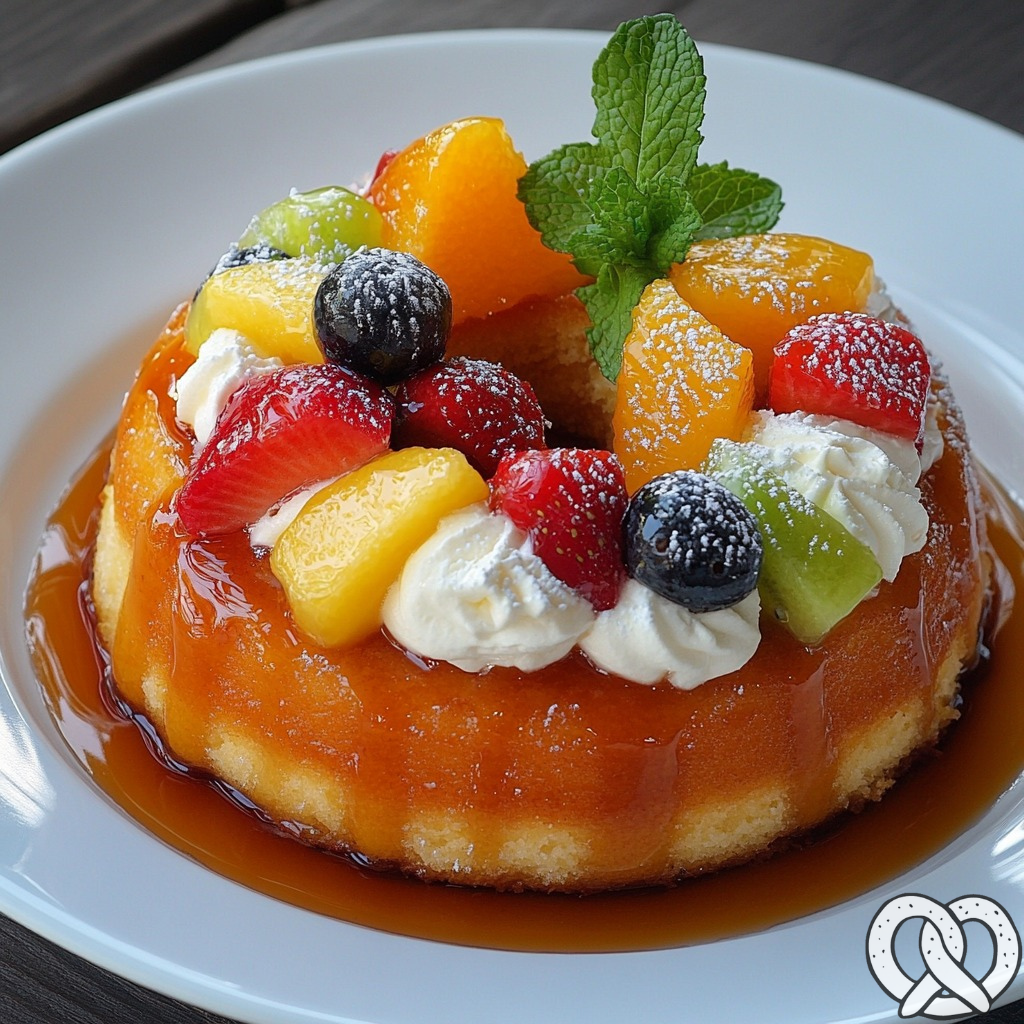 Savarin au Sirop d'Orange et Fruits d'Été