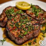 Steaks de Rumsteak au Beurre Citronné et Thym